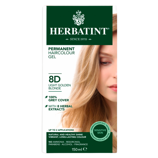 Herbatint 8D hårfarve Light Golden Blond (150 ml)