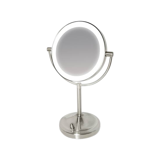 homedics double sided mirror with led