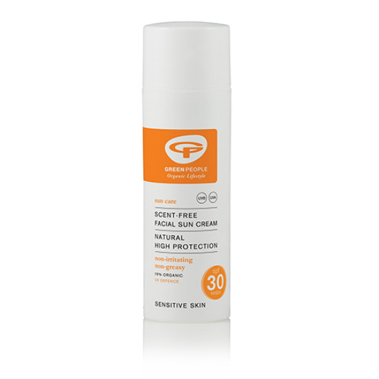 GreenPeople Scent-Free Facial Sun Cream SPF 30