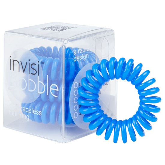 invisibobble spiral elastikker navy blue 3 stk