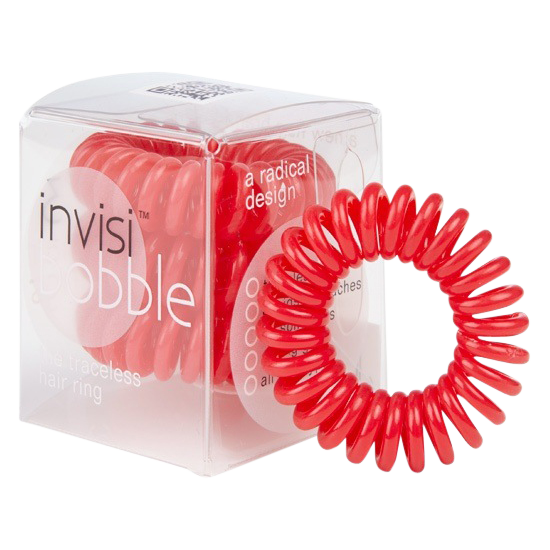 invisibobble spiral elastikker raspberry red 3 stk