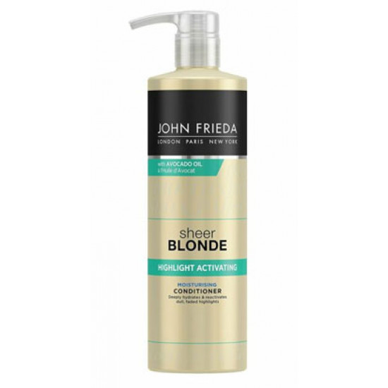 John Frieda Sheer Blonde Highlight Activating Moisturising Conditioner 500 ml.
