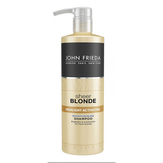 John Frieda Sheer Blonde Highlight Activating Moisturising Shampoo 500 ml.
