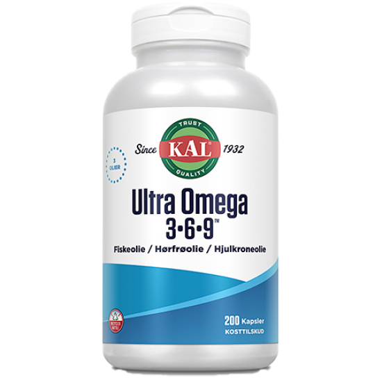 KAL Ultra Omega 3-6-9 (200 kapsler)