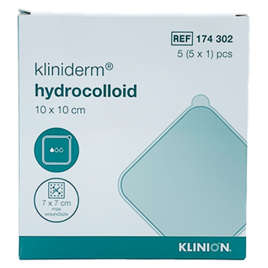 Kliniderm Hydrocolloidbandage - Standard - 10x10 cm (5 stk)