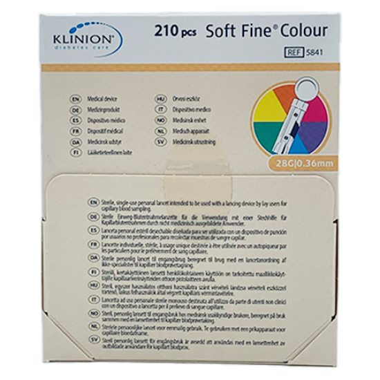 Klinion Softfine Lancet, Steril, 28G (210 stk)