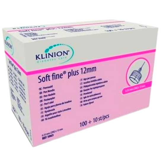 Klinion Soft Fine Plus Penkanyle 12 x 0,33mm (110 stk)