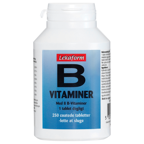 Lekaform B-Vitaminer (250 tabl)