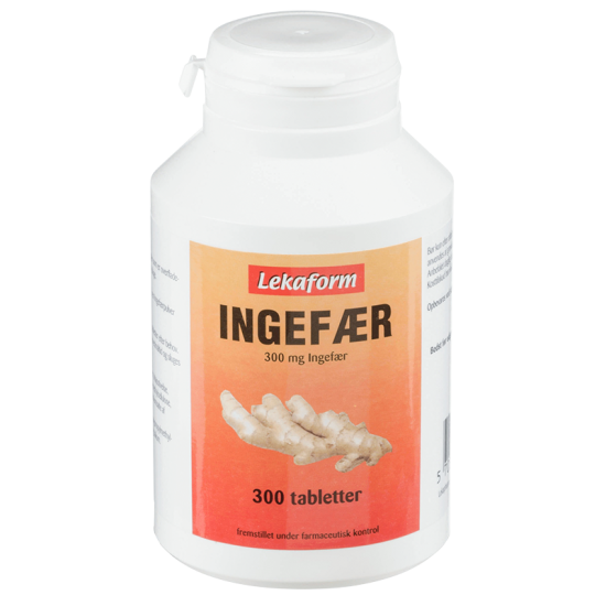 Lekaform Ingefær 300 mg (300 tab)