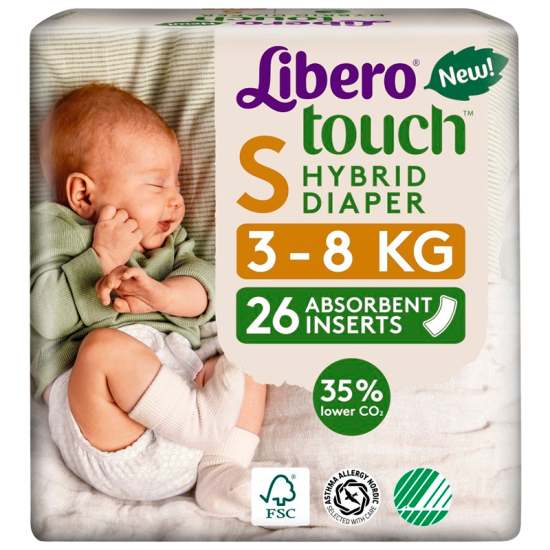 Libero Touch Hybrid Insert S 3-8 kg (26 stk)