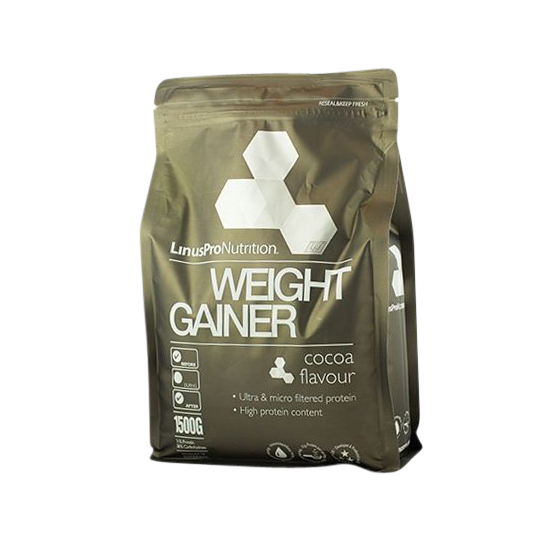 linuspro nutrition weight gainer cocoa 1500 g.