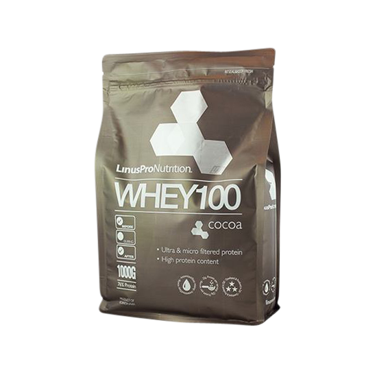 linuspro nutrition whey100 cocoa 1000 g.