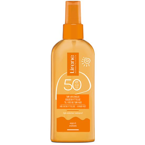 Lirene Dry Argan Oil SPF50 For Body & Face (150 ml)