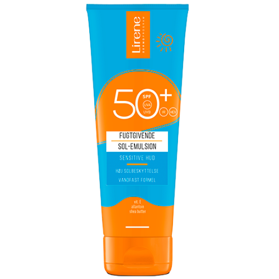 Lirene Sun Protection Lotion SPF50 Vit. E, Allantoin & Shea Butter
(120 ml)