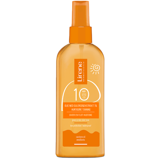 Lirene Tanning Accelerator Carroten Oil SPF10 (150 ml)