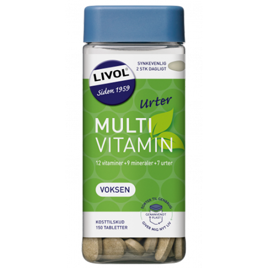 Livol Multivitamin M. Urter (150 tabl)