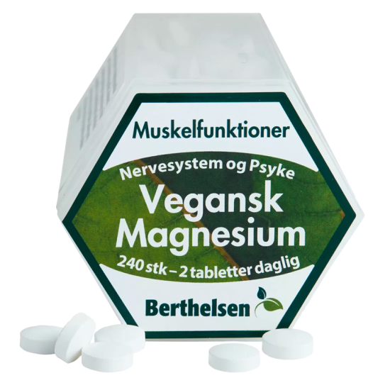 Berthelsen Vegansk Magnesium 250 (240 tabletter)