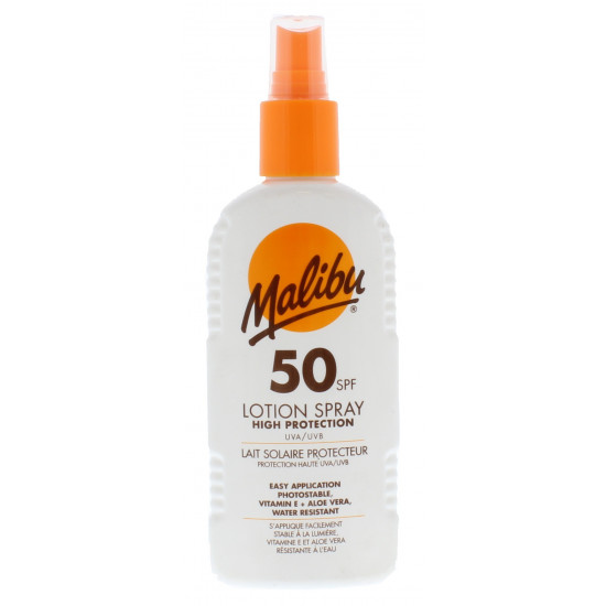 Malibu Sun Lotion Spray SPF 50 200 ml.