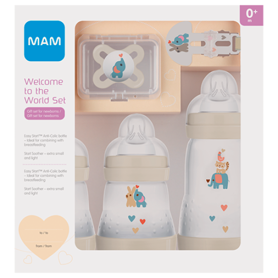 MAM Gift Set for Newborn Babies Ivory (1 sæt)