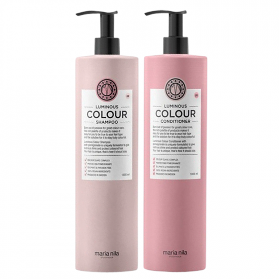 Maria Nila Luminous Colour Shampoo & Conditioner 2x1000 ml.