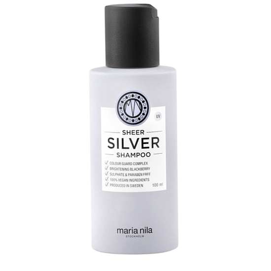 maria nila sheer silver shampoo 100 ml.