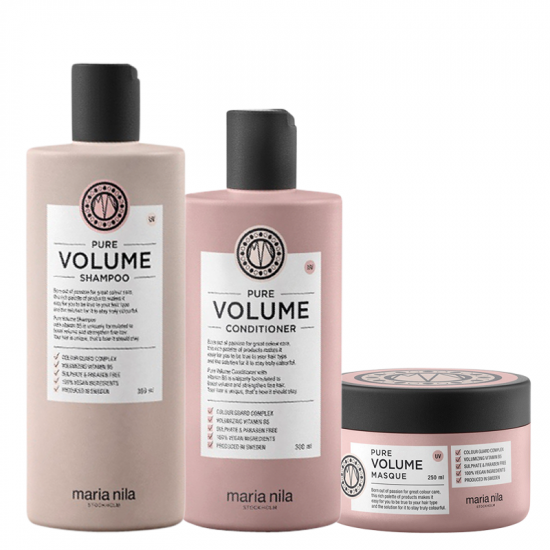 Maria Nila Pure Volume Shampoo, Conditioner & Masque