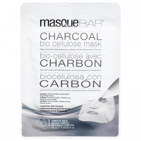 MasqueBar Charcoal Bio Cellulose Mask (1 stk)