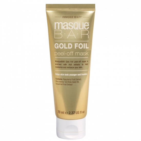 MasqueBar Foil Masque Gold Peel-Off Mask Tube (70 ml)