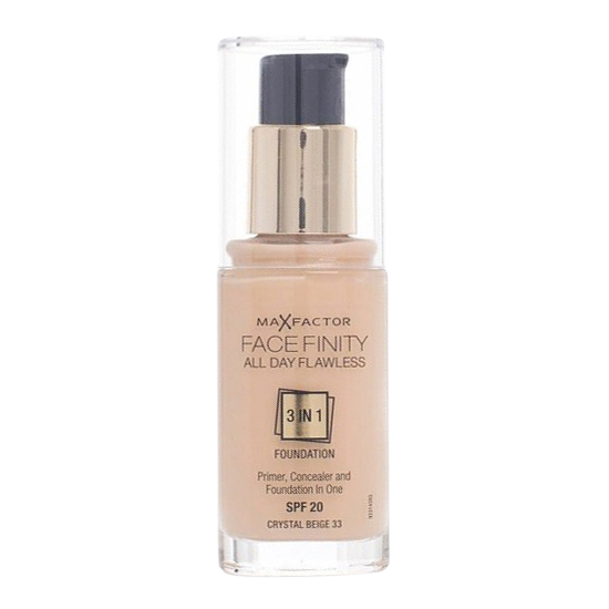 max factor facefinity 3in1 foundation 33 crystal beige 30 ml.