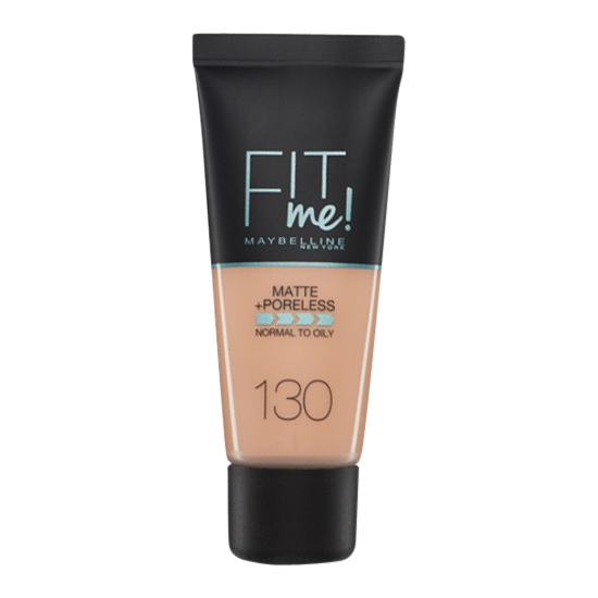 maybelline fit me! matte and poreless foundation 130 buff beige 30 ml.