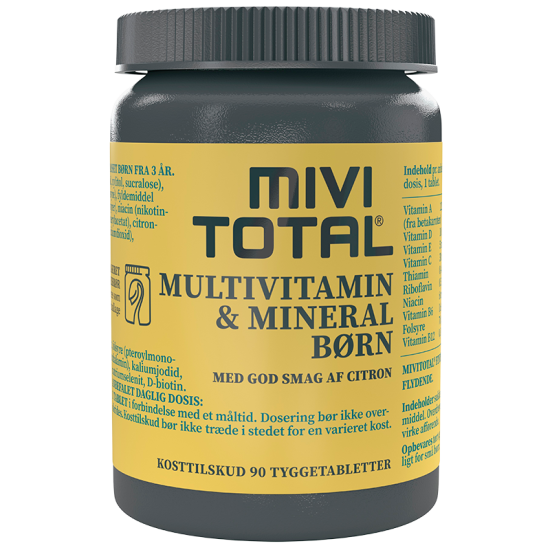 MIVITOTAL Multivitamin Børn (90 tyggetabl)