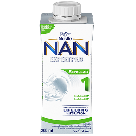 NAN Drikkeklar Modermælkserstatning Sensilac 1 (200 ml)