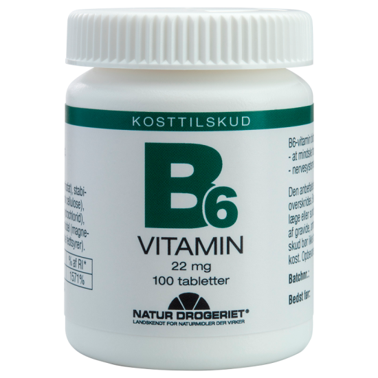 Natur Drogeriet B6 Vitamin 20 mg (100 tab)