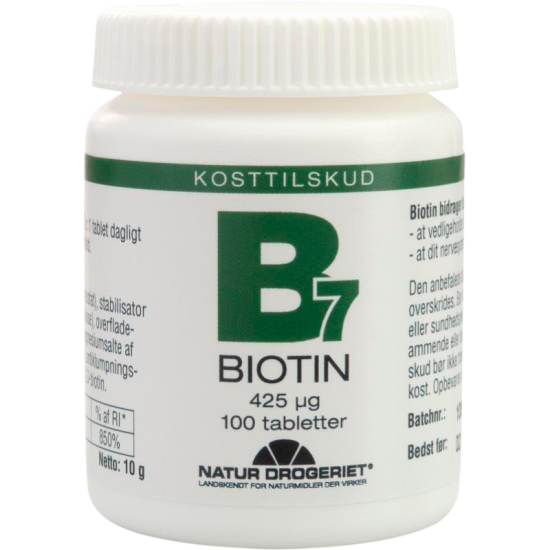 Natur Drogeriet Biotin 425 ug (100 tabletter)