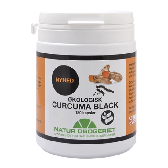 Natur Drogeriet Curcuma Black - Økologisk (180 kaps)