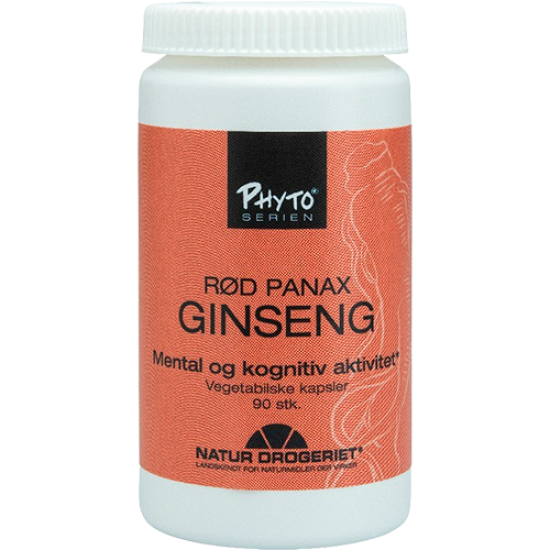 Natur Drogeriet Ginseng Rød Panax 400 mg (90 kapsler)