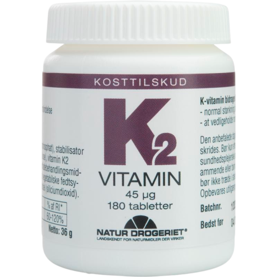 Natur Drogeriet K2 Vitamin 45 μg (180 tab)