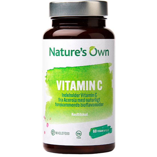 Natures Own Vitamin C fra Acerola (60 kaps)