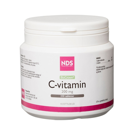 NDS C-200 C-Vitamin 200 mg (250 tab.)