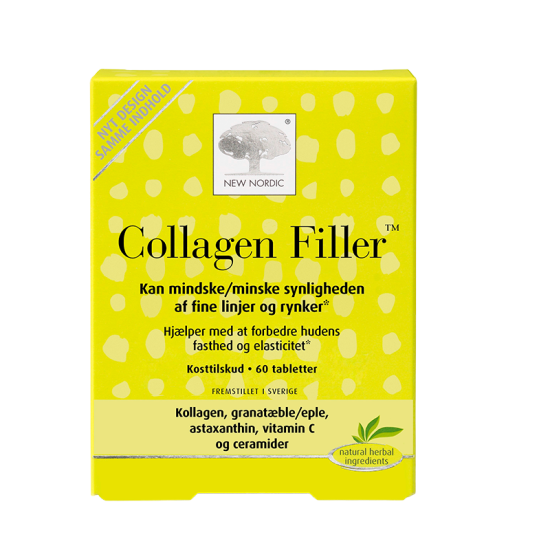 New Nordic Skin Care Collagen Filler (60 tabletter)