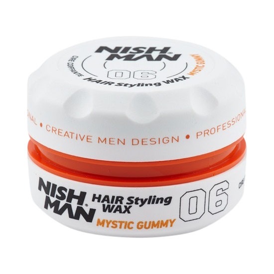 nish man 06 hair styling wax mystic gummy 150 ml.