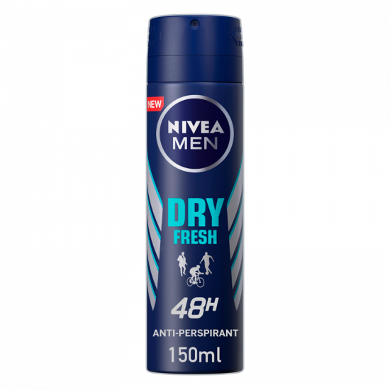 Nivea for Men Dry Fresh Male Spray (150 ml)
