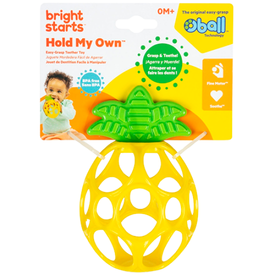 Oball Easy-Grasp Teether Toy Ananas (1 stk)