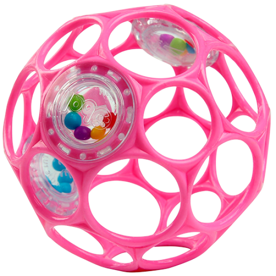 Oball Rattle Pink (1 stk)