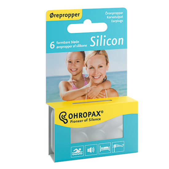 Ohropax Earplugs Silicon (6 stk)