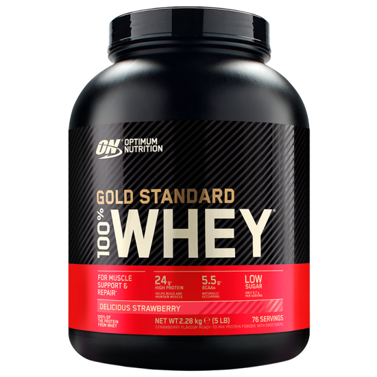 Optimum Nutrition Whey Gold Standard 100% Delicious Strawberry (2280 g)
