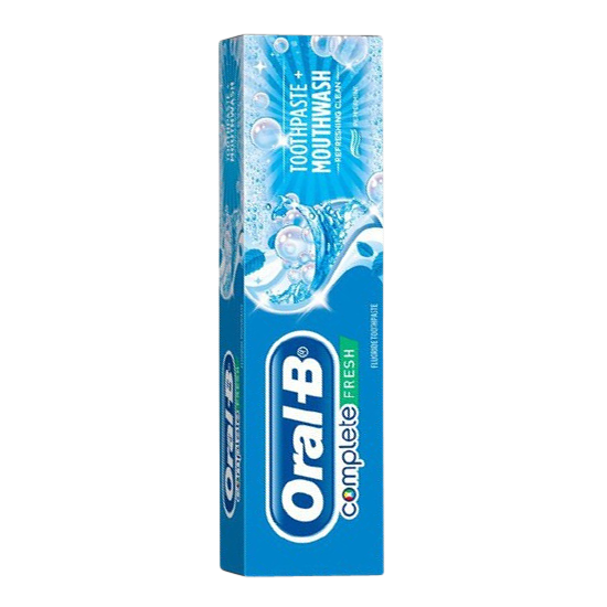 oral-b complete fresh peppermint toothpaste 75 ml.