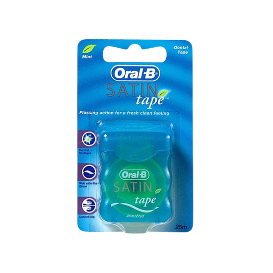 oral b satin dental tape mint