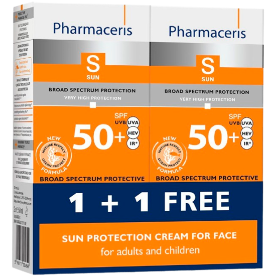 Pharmaceris S Sampak Bred Spectrum Solbeskyttelse SPF 50+ (50+50 ml)
