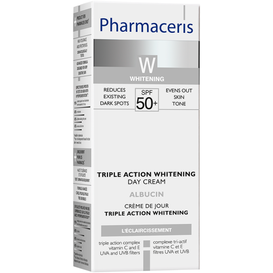 Pharmaceris Whitening Albucin Triple Action Day Cream SPF 50+ (30 ml)